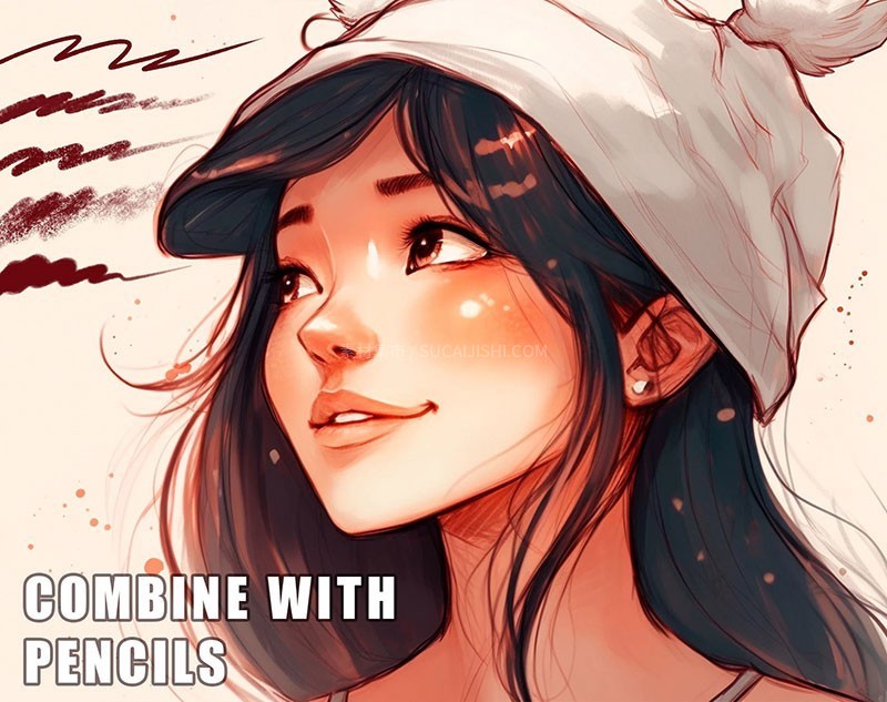 Procreate水性马克笔刷